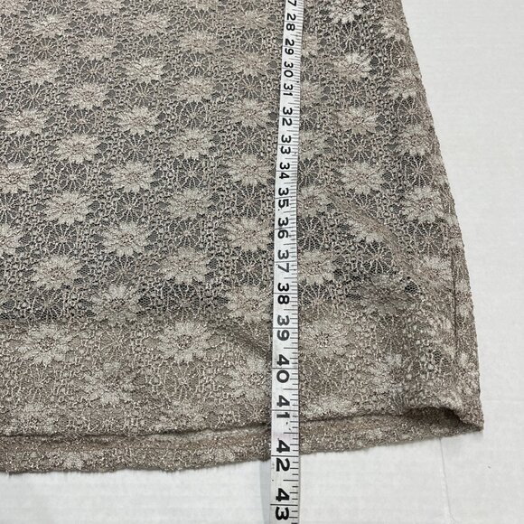 Vintage Onyx Dress Womens 12 Lace Ombre Lined Off Shoulder‎ Bodycon Midi Y2K 90s - Picture 3 of 9